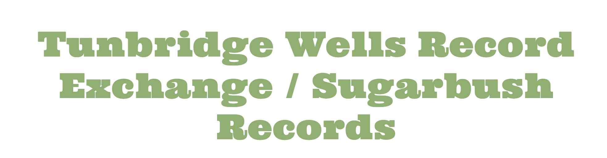 TUNBRIDGE WELLS RECORD EXCHANGE logo