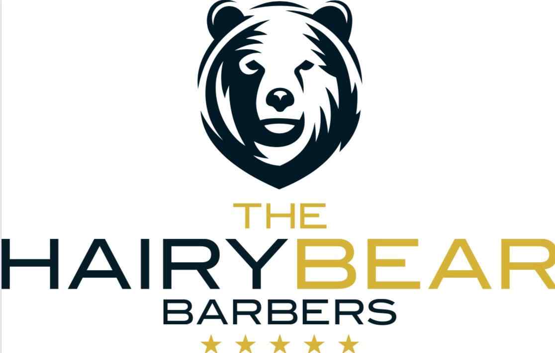 THE HAIRY BEAR BARBERS logo